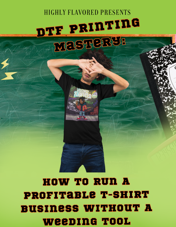DTF Printing Mastery:How To Make Tshirts & Transfers From Home