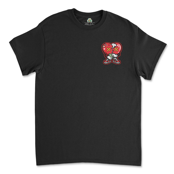 P.I.T Chest Piece T-Shirt (Red Heart)