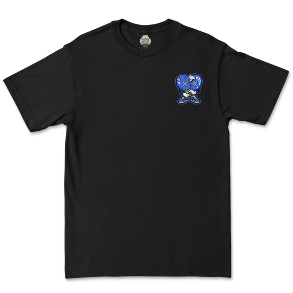 P.I.T Chest Piece T-Shirt (Blue Heart)