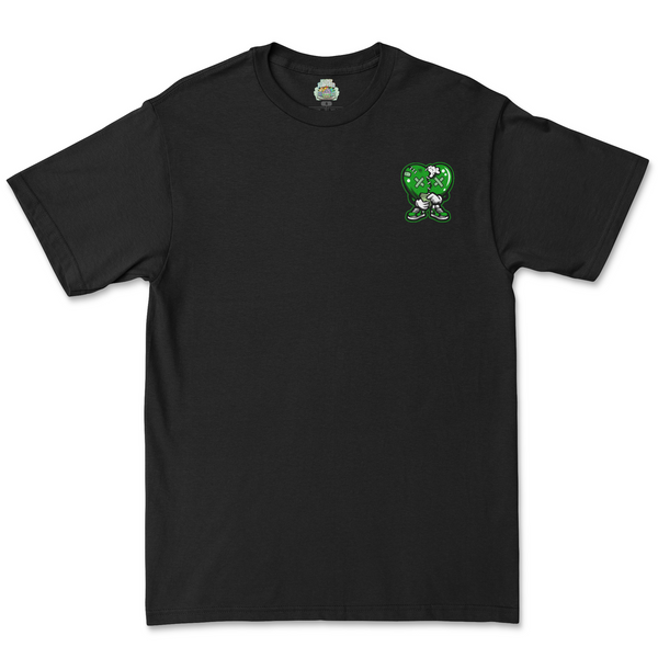 P.I.T Chest Piece T-Shirt (Green Heart)