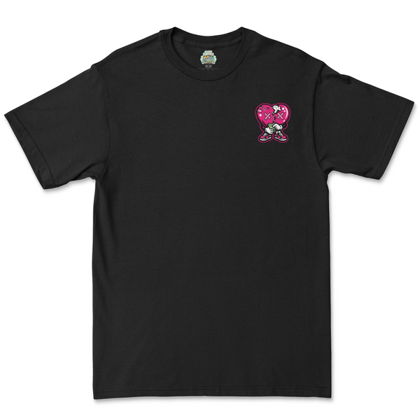 P.I.T Chest Piece T-Shirt (Pink Heart)