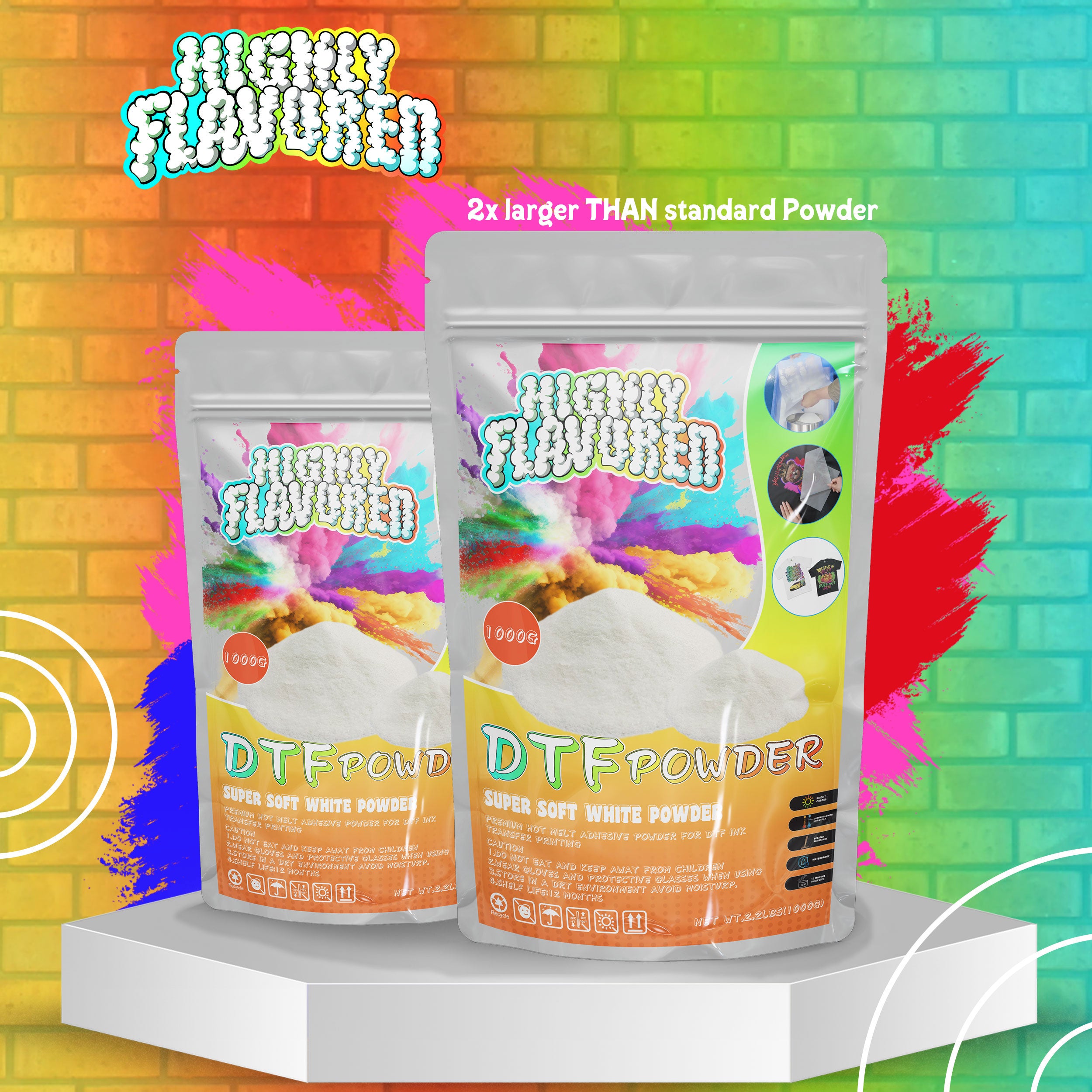 DTF Super Soft Powder - 1Kg/1000g - Printing - Ink – Highly Flavored