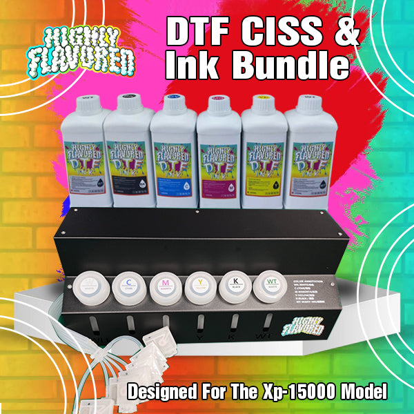 DTF Ciss and Ink Bundle (For Xp-15000 Model)